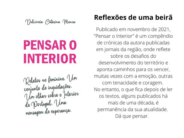 Livro "Pensar o Interior", de Dulcineia Catarina Moura