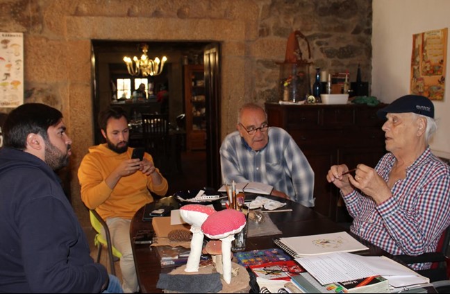 Reunião de preparação do Míscaros- Festival do Cogumelo, Quinta Vale d'Encantos.
