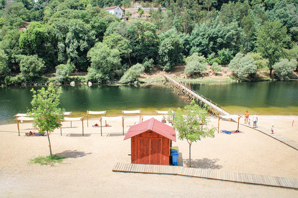 areal da praia fluvial do cornicovo